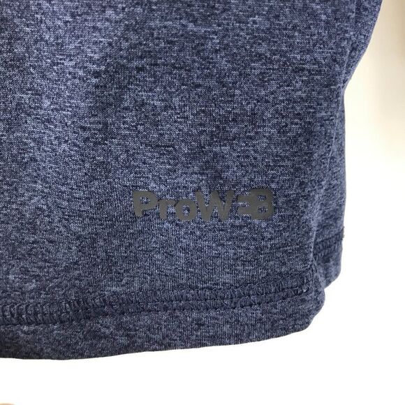 Spyder Active 1/4 Zip Pullover Men's Medium Navy Mock Neck ProWeb Wicking Logo - Picture 6 of 11